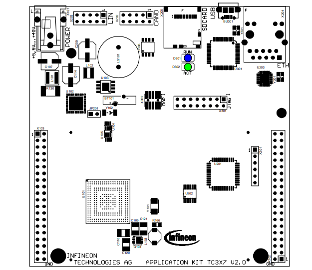 Infineon Technologies TC367 5V 애플리케이션 키트